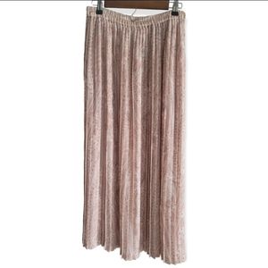 Napa Valley | Pink and Grey Paisley Maxi Skirt | Size Medium